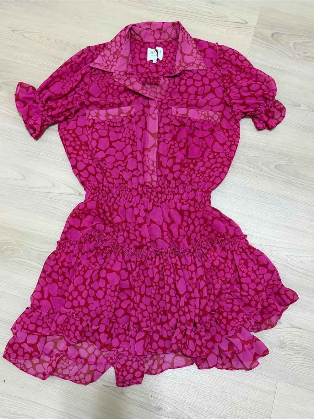 Misa Los Angeles Raspberry Mini Dress - Picture 4 of 9